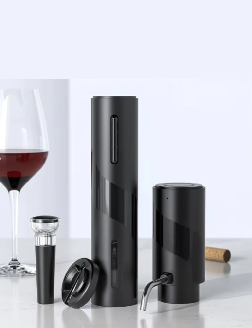 Elektrisk vinöppnare  och vinluftare