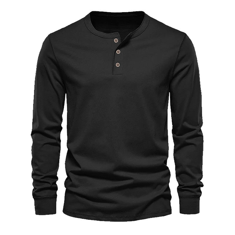 Herr T-shirt Plus Size Snabbtorkande långärmad trend
