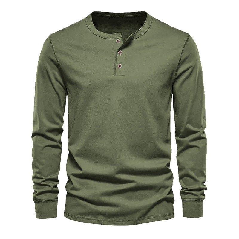 Herr T-shirt Plus Size Snabbtorkande långärmad trend