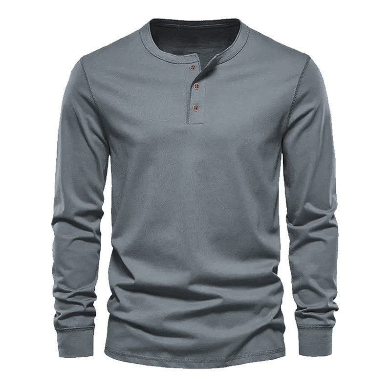 Herr T-shirt Plus Size Snabbtorkande långärmad trend