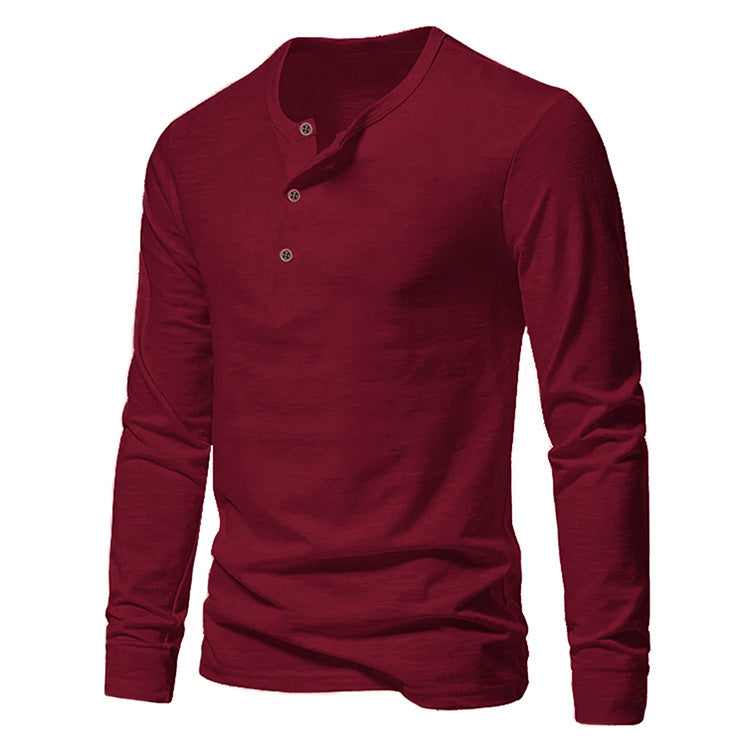 Herr T-shirt Plus Size Snabbtorkande långärmad trend