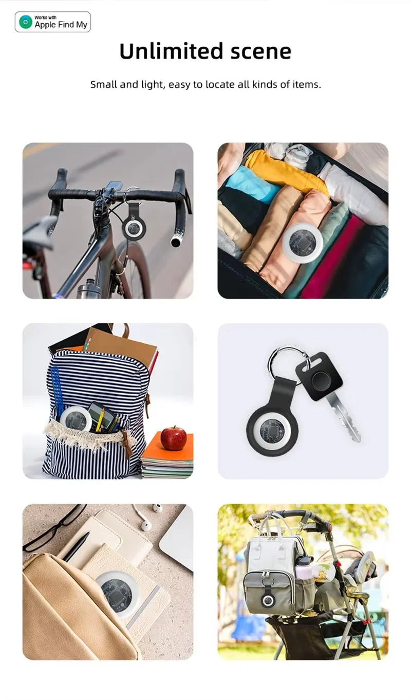 Smart Bluetooth GPS Tracker Airtag Work with Apple Find My APP ITag Anti Lost Locator Pet Finder Air Tags for IOS