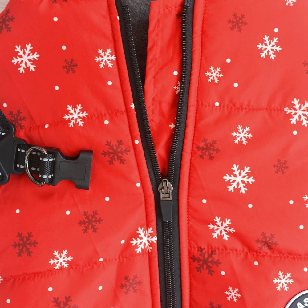 Hundjacka med sele – vinter & regn