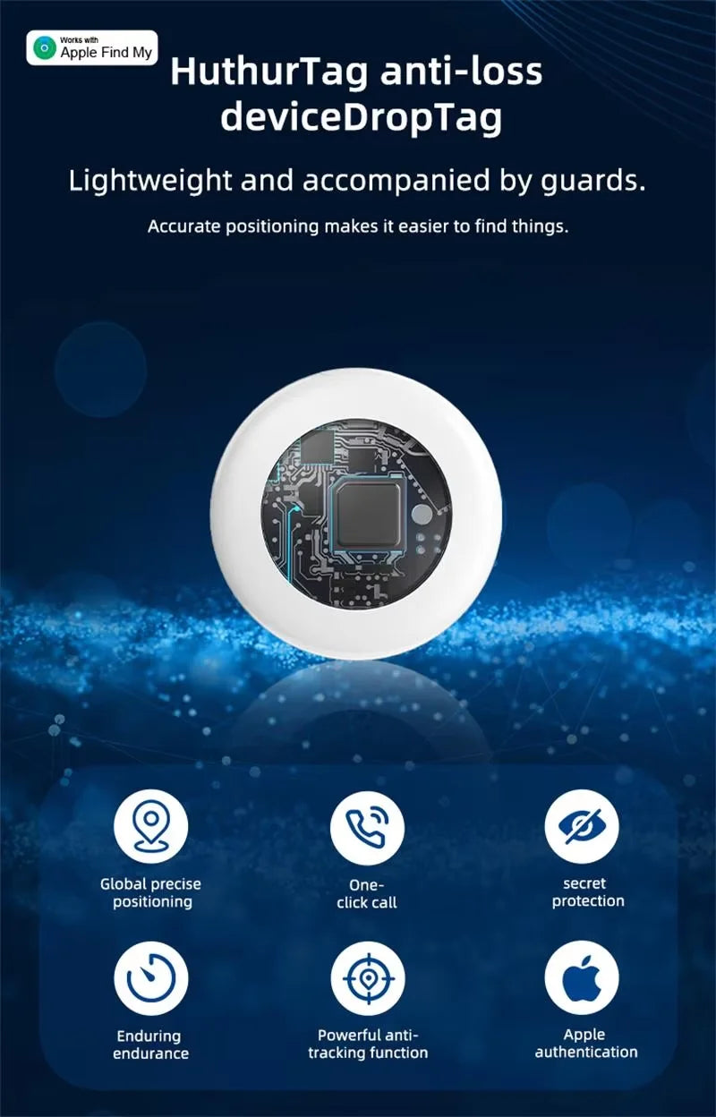 Smart Bluetooth GPS Tracker Airtag Work with Apple Find My APP ITag Anti Lost Locator Pet Finder Air Tags for IOS